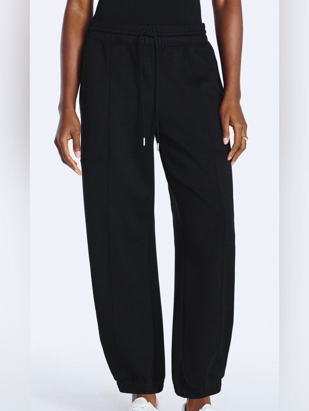 Scoop Women’s  Black Drawstring Jogger Pants L